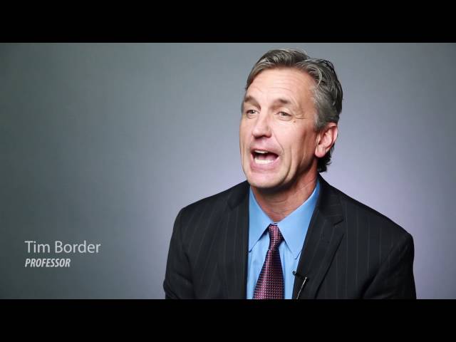 Professor Tim Border on the WSU Professional Sales Program