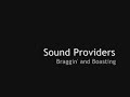 Sound Providers - Braggin' and Boasting 1