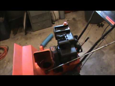 how to repair snowblower