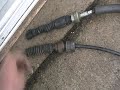Replace shifter cable on diesel dodge caravan, cold start