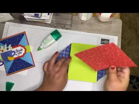 Stampin' Up Cup of Tea Double Triangle Fun Fold Card Video Tutorial ...