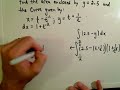 Parametric Curves - Calculating Area