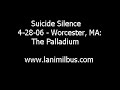 last 55 seconds of suicide silence's set at the 8th annual new england metal and hardcore festival in worcester, massachusetts on april 28th, 2006.  to see photos and more videos from this show, check out my website at http://www.lanimilbus.com