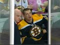 Andrew Ference hits Martin Erat and fights Scott Nichol on January 29, 2008. Clip created by Adams Hockey Site.