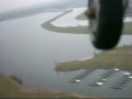 RC Airplane, flight and crash, onboard cam