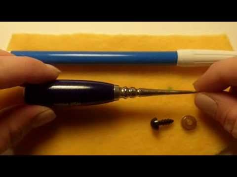 how to fasten safety eyes