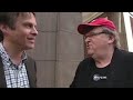Michael Moore interview by Terry Moran at the scene of the crime for Nightline, Tuesday, September 22nd, 2009. Getting ready for the release of 'Capitalism: A Love Story' on www.michaelmoore.com