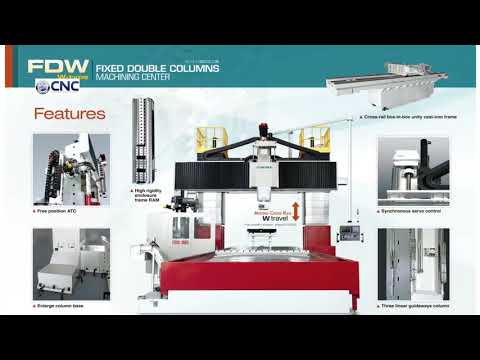 Four-Star Taiwanese Double Column Machining Centres