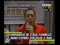 Conferencia D�el�a, Farinello, Cafiero al regreso de Iran 1