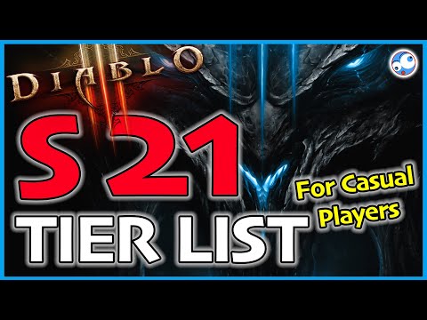 Diablo 3 Season 21 Tier List for Casual Players (Patch 2.6.9 S21 Trial of Tempests)
