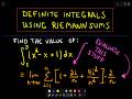 Calculating a Definite Integral Using Riemann Sums - Part 2