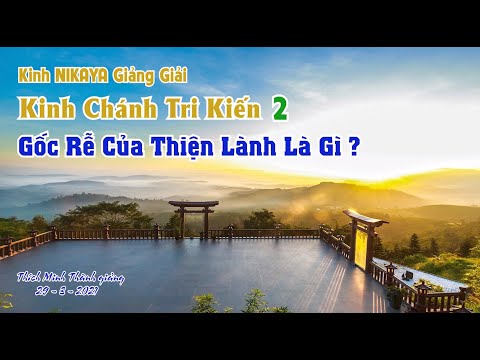 Kinh NIKAYA Giảng Giải - Gốc Rễ Của Thiện Lành Là Gì ? - Kinh Chánh Tri Kiến 2