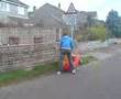 Me riding the Little Tykes Car