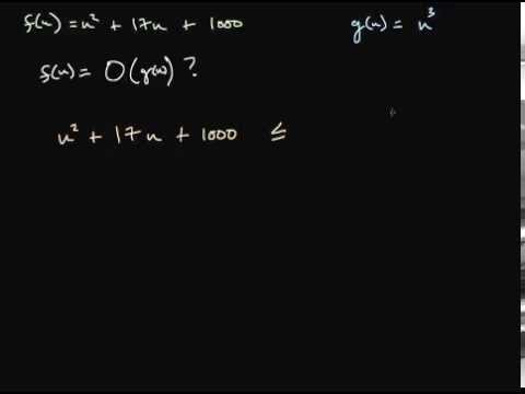 how to prove big o notation