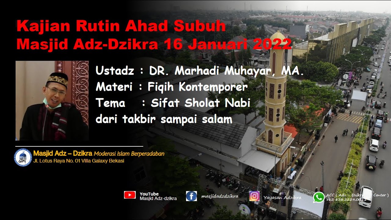 Sifat Sholat Nabi dari takbir sampai salam.