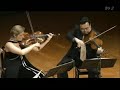 henschel quartet with kazuki sawa live in tokyo dai ichi seimei hall (11/07) brahms string quintet 4th movement