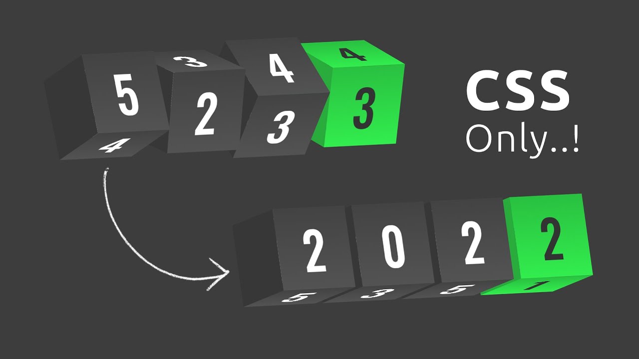 CSS Only 3D Text Animation Effects