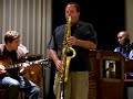 jack wilkins solos on tenor madness at the aebersold summer jazz workshops.  behind jack is his former student, corey christiansen, on guitar.