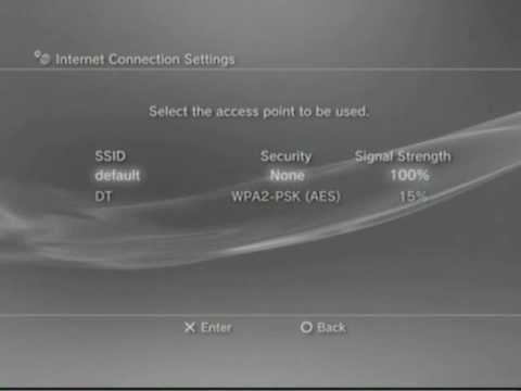 how to connect to internet with playstation 3