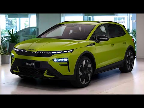 2026 SKODA ELROQ RS New Sporty Electric Crossover Features SUV | Interior and Exterior