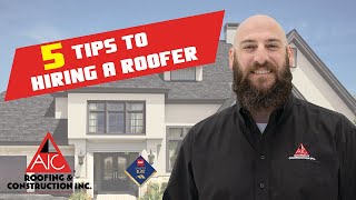 Tips to Help you Hire a Roofer