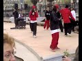 Hip hop demonstration in Barcelona