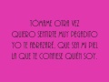 Doble Vida - Lyrics ( El Rostro De Analia )