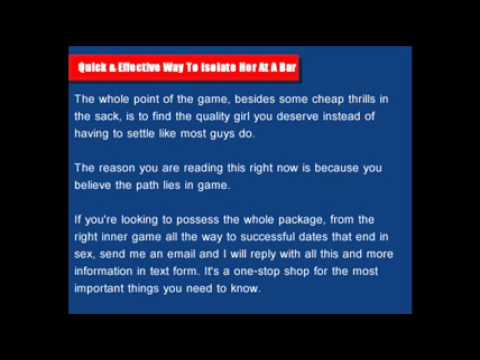 how to isolate a woman from her friends