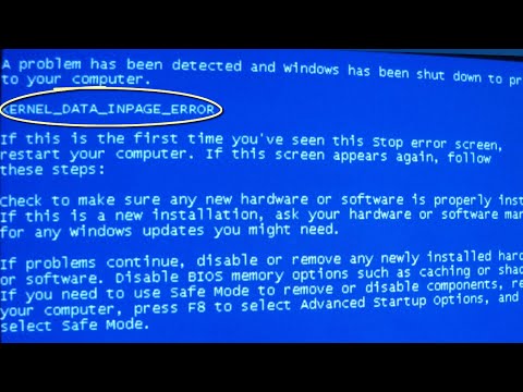 how to fix kernel data inpage error