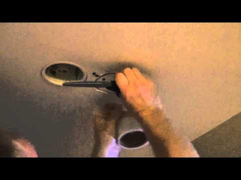 how to fill ceiling holes