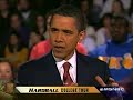 Hardball Part 1 of 5 : College Tour With Sen. Barack Obama