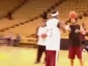 LeBron James stanning shot LeBron James stanning shot