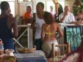 Baile exotic de Guatemala de la cultura Garifuna en el Restaurante Nahia azul Livingston Visit www.bluecaribbeanbay.com
