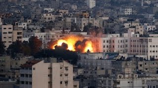 F-16 Fighters Drop Bombs On Gaza