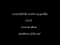 i can't find the words to say goodbye by nina