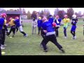 Sporthandelsgymnasiet testar amerikansk fotboll 09