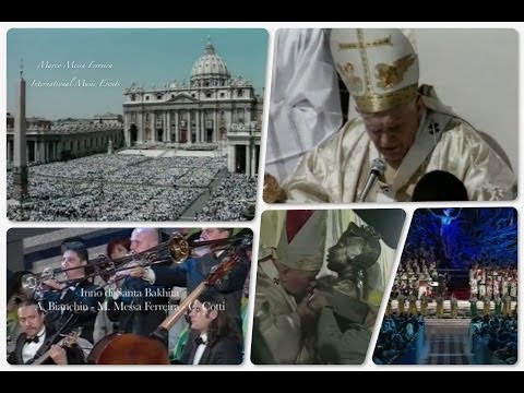 bakhita - orchestrammf@gmail.com Facebook: Marco Messa Ferreira International Music Events SANTA BAKHITA Inno Ufficiale dal Finale del Concerto in Vaticano per la Cano...