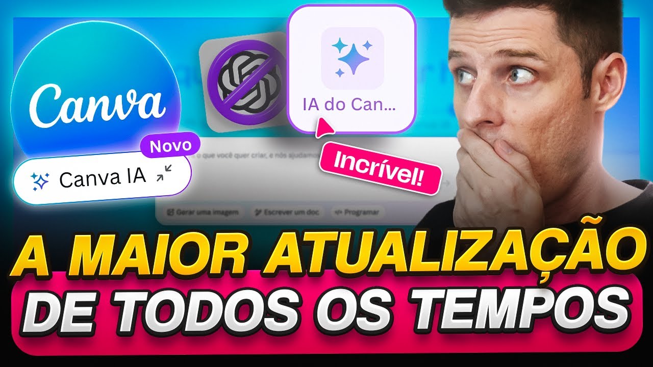 A MAIOR ATUALIZAÇÃO DE TODOS OS TEMPOS! Inteligência Artificial do Canva! Canva Create 2025