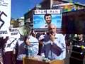 Singing at the Ahmadinejad Protest