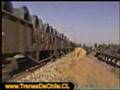 Carguero con E-3217 cruzando puente Maipo - Febrero 1997