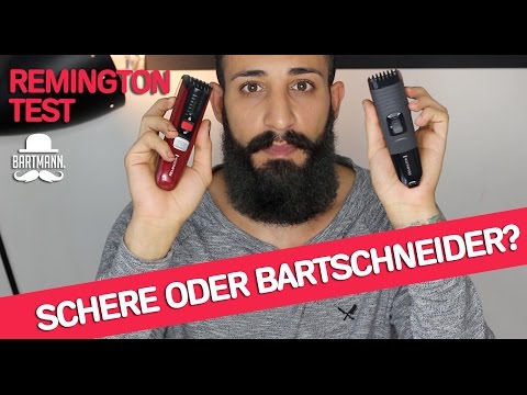 Schere oder Bartschneider? REMINGTON TEST | BARTMANN