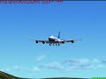 FS2004 AerosimB747-100SR fukuoka RJFF Landing