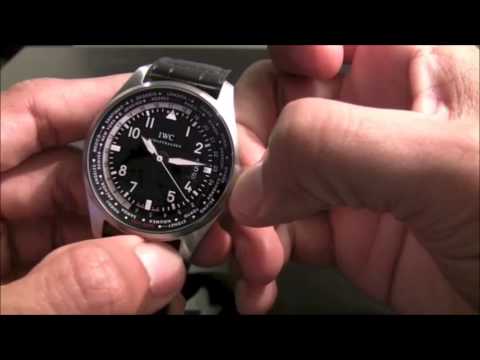 IWC Reviews - See the full review soon @ http://www.ablogtowatch.com Released in 2012 this is the word timer version of the IWC Big Pilot. The IWC Pilot's Watch Worldtimer...