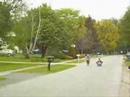 GP RS-R VS. WEED EATER POWERED BIKE/ POCKET BIKE CRASH
