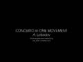 CONCERTO in ONE MOVEMENT A. Lebedev