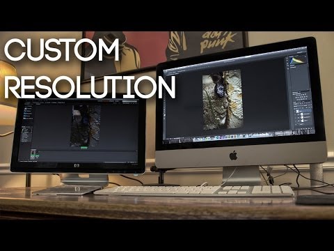 how to set screen resolution