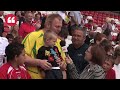 Crowd and Player Interviews at Barnsley FC