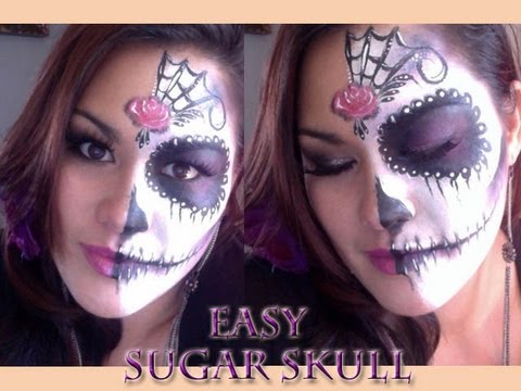 how to paint your face like a sugar skull