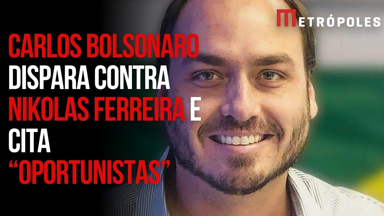Carlos Bolsonaro fala em “oportunistas” após briga com Nikolas Ferreira
