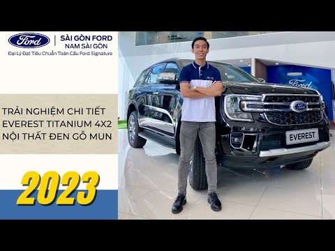 TRẢI NGHIỆM CHI TIẾT EVEREST TITANIUM 4X2 VỚI NỘI THẤT ĐEN GỖ MUN CỰC CHẤT |TẤN DUY - SÀI GÒN FORD